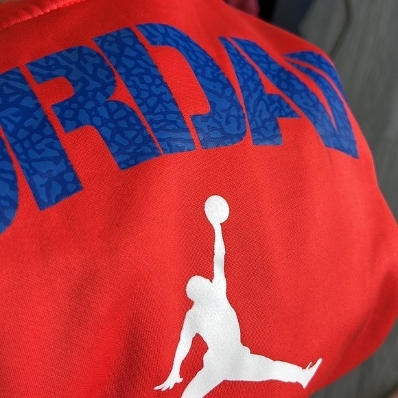 Jordan Red and Blue  Hoodie Size L 12-13 - Picture 8 of 8